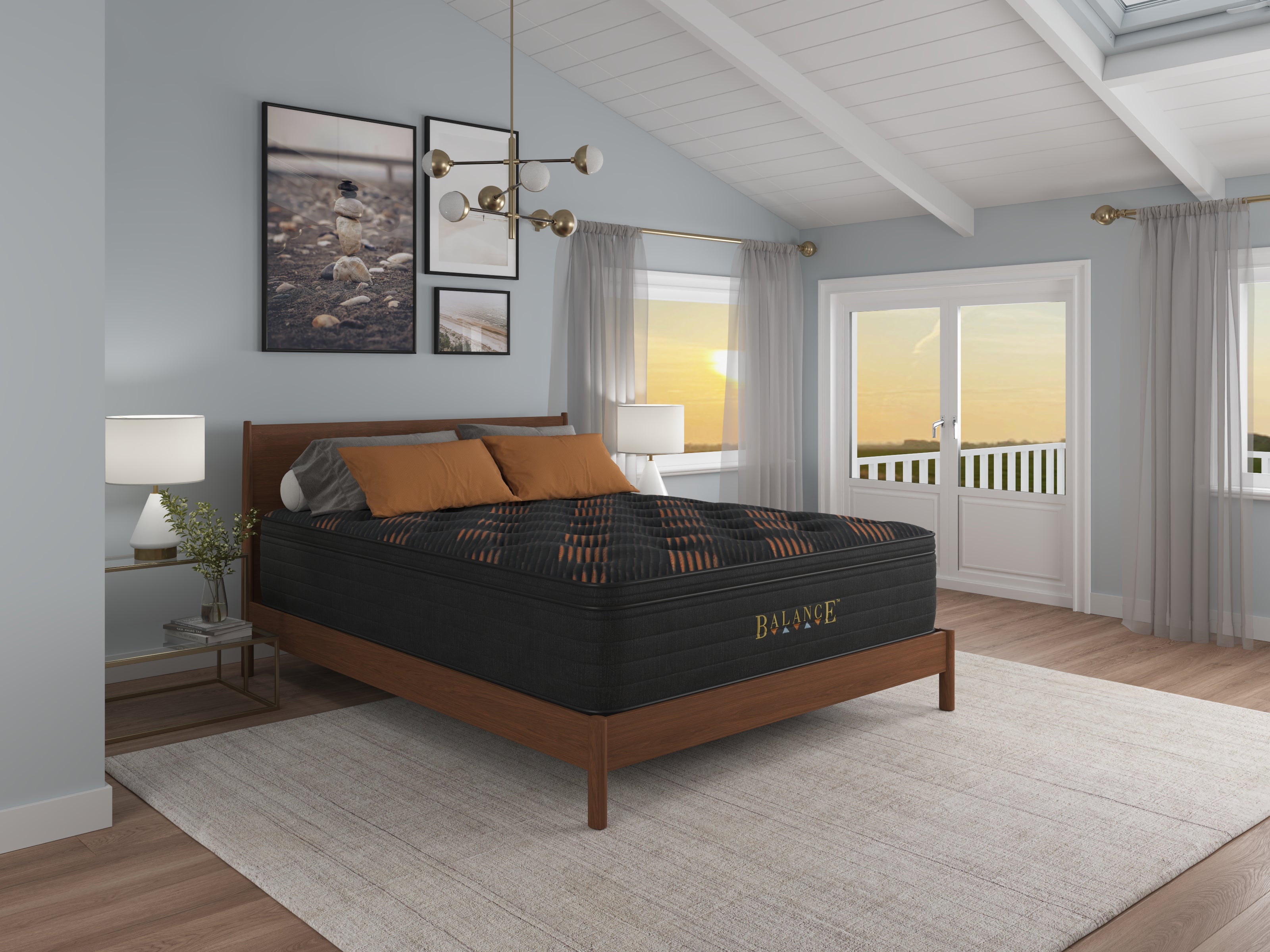 Thrive Hybrid Plush Euro Top 13 Inch Queen Mattress