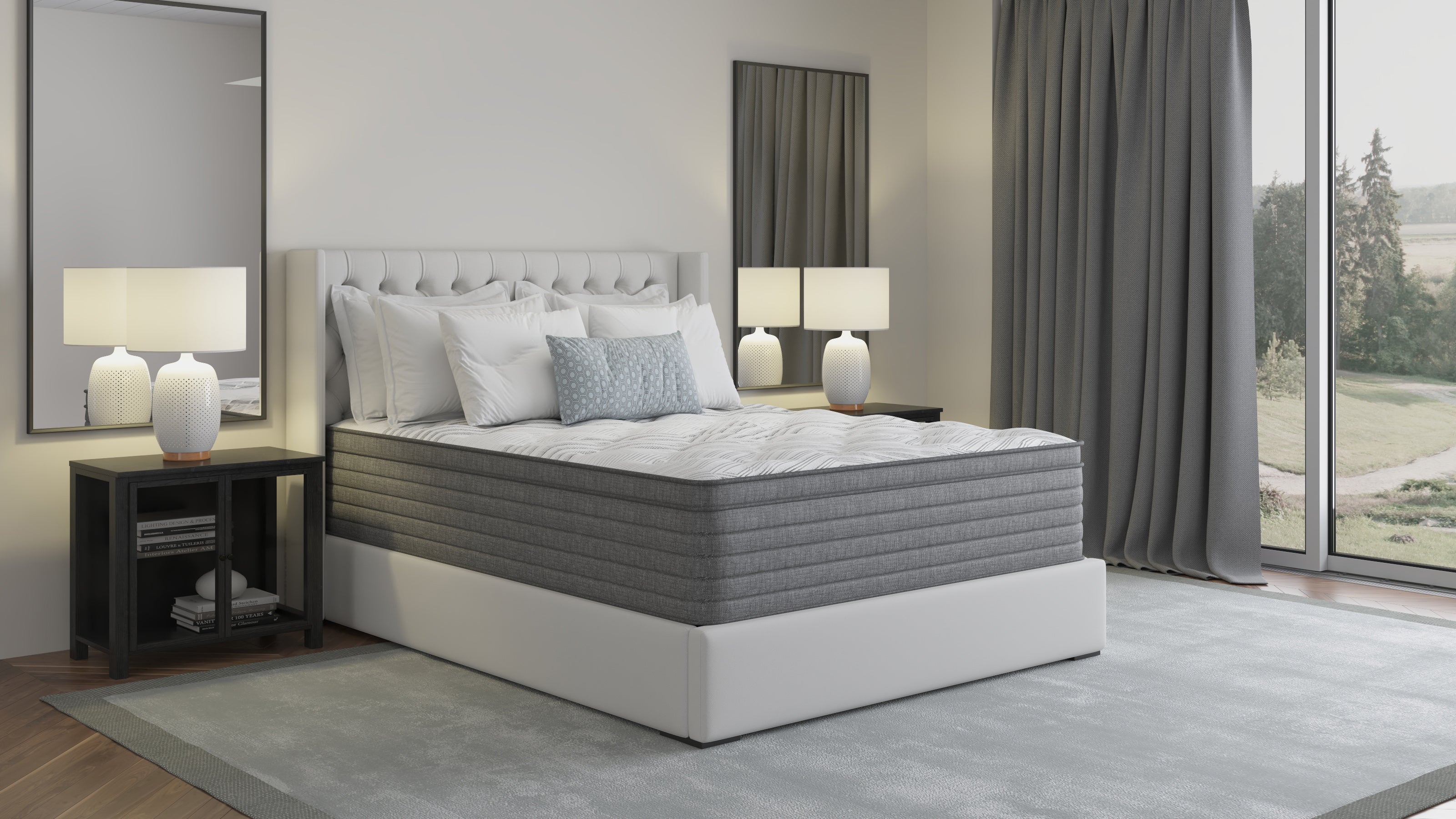 ErgoFit 13 Inch Euro Top Hybrid California King Mattress